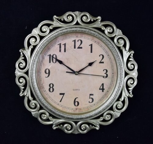 6011-01A-XYM Золот.(в уп.12шт.) - Часы настенные, [01081299] 6011-01A-XYM Золот.(в уп.12шт.) - Часы настенные, размер: 40,5*40,5*4,6см, материал: пластик, стекло, кварцевый бесшумный механизм с плавным ходом.