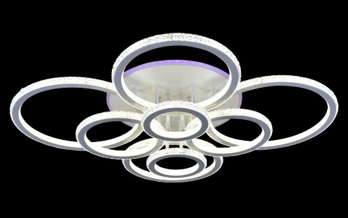 МС-DK5867B/8 WH (RGB) Led 464W+10W 3000K+4000K+650 [01096874] МС-DK5867B/8 WH (RGB) Led 464W+10W 3000K+4000K+6500K диммер (1) светильник потолочный