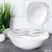 731394 (в уп.8наб.) - Салатник квадратный 550мл, н [01108125]