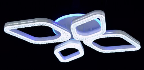 Х20394/2+2+1 WT АКЦИЯ подсветка 3000+BL LED 89W 30 [01094397] Х20394/2+2+1 WT АКЦИЯ подсветка 3000+BL LED 89W 3000K-6000K диммер (1) светильник потолочный