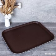 734389 (в уп.25шт.) - Поднос антискользящий 45х35с [01098444]