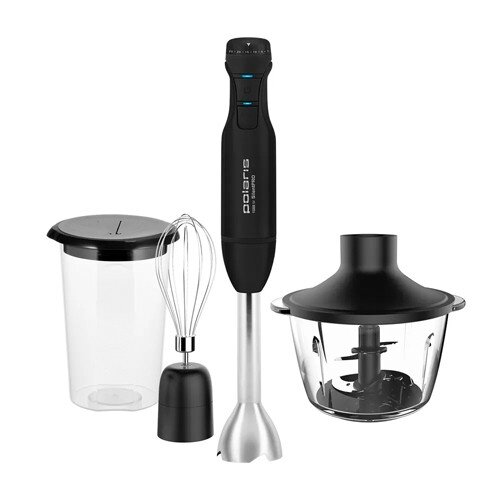 499779-РСВ (в уп.1шт.) - Блендер Polaris PHB 1510G [01109865] 499779-РСВ (в уп.1шт.) - Блендер Polaris PHB 1510GL Silent черный, мощность 1500Вт,  мерный стакан 0,7л из небьющегося пластика (BPA fee) с защитной крышкой от брызг, измельчитель.