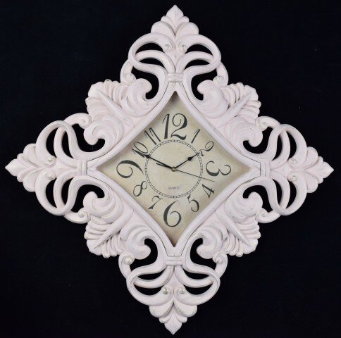 2852-02A-XYM Крем.(в уп.4шт.) - Часы настенные, ра [01081298] 2852-02A-XYM Крем.(в уп.4шт.) - Часы настенные, размер: 61*61*5,3см, материал: пластик, стекло, кварцевый бесшумный механизм с плавным ходом.