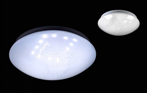 1200102 &quot;ПАУТИНА&quot; 15Вт НББ-Р-1 6000К ПОЛУСФЕРА (21 [01108727] 1200102 "ПАУТИНА" 15Вт НББ-Р-1 6000К ПОЛУСФЕРА (215*80мм, основание 185мм) TANGO РОССИЯ ЦВЕТНАЯ УПАКОВКА, Светильник LED настенно-потолочный