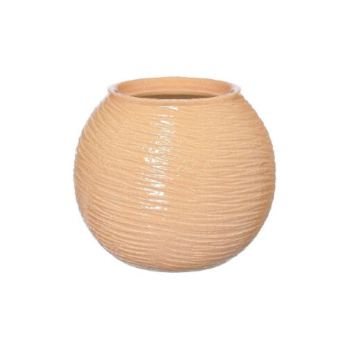 27711 (в кор.42шт.) - Ваза малая Шарик №2, бежевая [01092483] 27711 (в кор.42шт.) - Ваза малая Шарик №2, бежевая, высота 110мм, материал: гипс. (Без упаковки)
