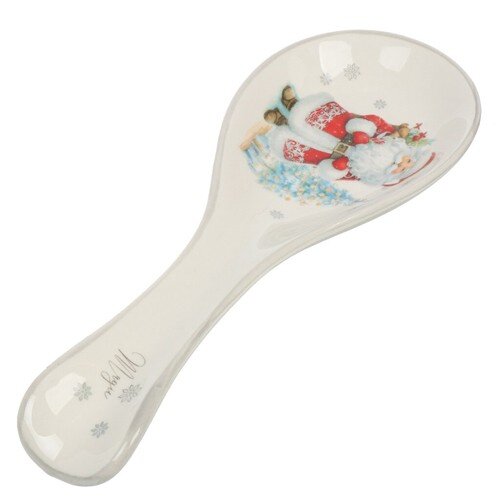 532585-РСВ (в уп.1шт.) - Подставка для ложки Danik [01107972] 532585-РСВ (в уп.1шт.) - Подставка для ложки Daniks Снежные забавы 9х24,7см,(478169), материал: доломит.