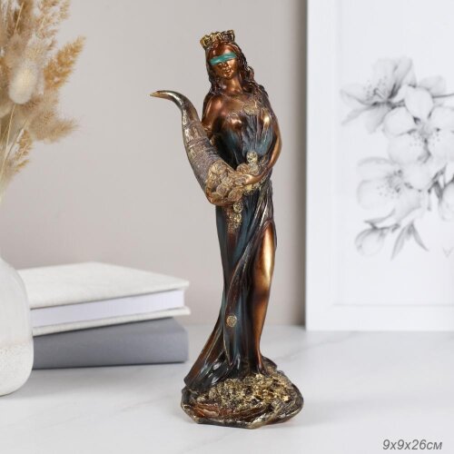 668765 (в уп.24шт.) - Статуэтка Фортуна 9х9х26см. [01109944] 668765 (в уп.24шт.) - Статуэтка Фортуна 9х9х26см. / F725 /, материал: полистоун.