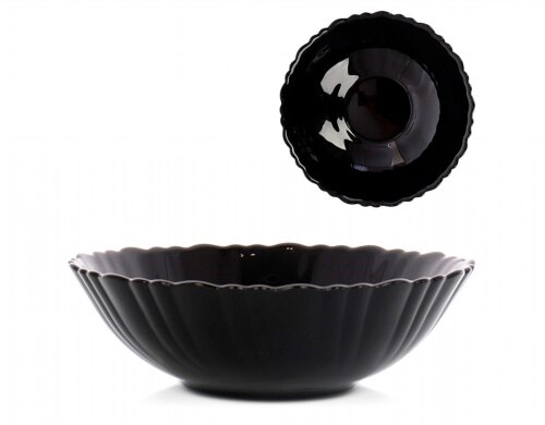 732087/1 ( в уп.72шт.) - Салатник 650мл, Классика [01108828] 732087/1 ( в уп.72шт.) - Салатник 650мл, Классика /B-LHBW70/, черный /B-LMGW60/, материал: стеклокерамика.