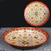 712955 (в уп.350шт.) - Блюдо 22см. / HD-845 /, мат [01105917]