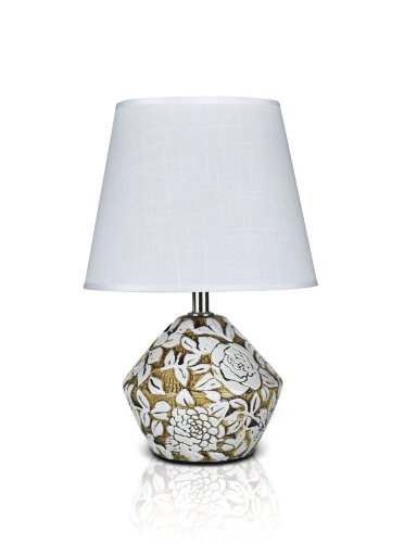 К-EA048 Ancient+White shade H31см (24) светильник [01104487] К-EA048 Ancient+White shade H31см (24) светильник настольный