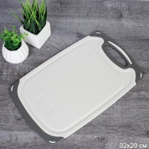 741459 (в уп.50шт.) - Доска разделочная 32x20х0,5с [01110922] 741459 (в уп.50шт.) - Доска разделочная 32x20х0,5см, бежевая / DB33 /, материал: ластик, силикон.