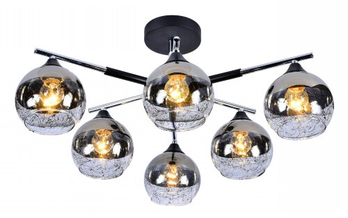 МС-DA5129/6 BK+CR (4) светильник потолочный [01097040] МС-DA5129/6 BK+CR (4) светильник потолочный