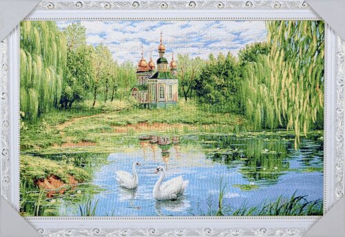 40*60 52Б Картина гобелен белая рамка [01111849] 40*60 52Б Картина гобелен белая рамка