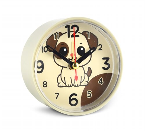 В7-038 (40)  Будильник кварц, корпус хаки "Щенок" [01110412] В7-038 (40)  Будильник кварц, корпус хаки "Щенок"
