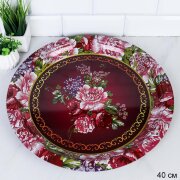 739622 (в уп.100шт.) - Поднос круглый D=40см, мате [01111191]