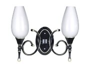 КЛ6229/2W BK (6) светильник настенный [01091186]