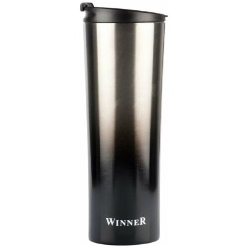 WR-8205 (в уп.24шт.) - Термокружка 0,45л. BLACK CL [01109972] WR-8205 (в уп.24шт.) - Термокружка 0,45л. BLACK CLASSIC, размер: 6,8х7,8х22,4см, двойные стенки, черный корпус, пластиковая крышка. Не подходит для посудомоечных машин, материал:: нержав. сталь и пластик.