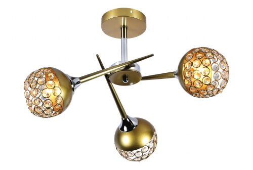 МС-DA5134B/3 GD+CR (6) светильник потолочный [01103783] МС-DA5134B/3 GD+CR (6) светильник потолочный