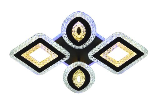 Д2115/2+2C BK Led 116W+18W 3000K+4000K+6500K+RGB д [01103766] Д2115/2+2C BK Led 116W+18W 3000K+4000K+6500K+RGB диммер (1) светильник потолочный