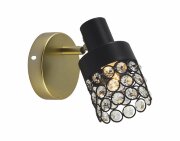 МС-DA5993/1 BK+GD (10) светильник потолочный [01101375]