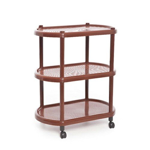 93944-РСВ (в уп.3шт.) - Этажерка овальная 3-х секц [01093071] 93944-РСВ (в уп.3шт.) - Этажерка овальная 3-х секционная (на колесах) С945 "ПБ"