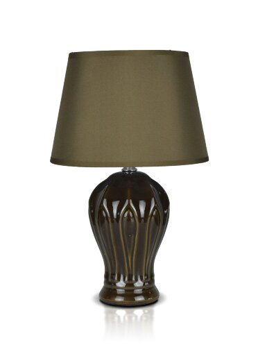 А-LE772 Brown+Brown абажур,Brown+White абажур, раз [01103430] А-LE772 Brown+Brown абажур, размер: 230*230*360мм (16) светильник настольный