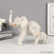 747588 (в уп.4шт.) - Статуэтка Слон 33,5х20х30см / [01111056]