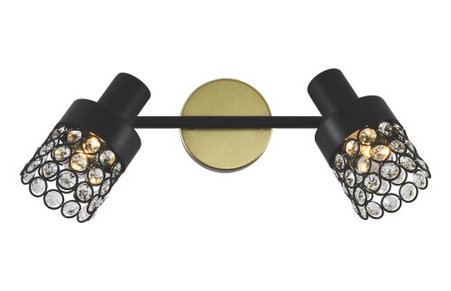 МС-DA5993/2 BK+GD (10) светильник потолочный [01101376] МС-DA5993/2 BK+GD (10) светильник потолочный