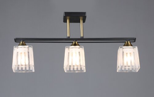 ВР-N6402/3 BK+COP L550*W100*H250 мм (6) светильник [01109615] ВР-N6402/3 BK+COP L550*W100*H250 мм (6) светильник потолочный