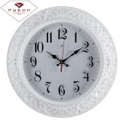 4051-103W (в кор.5шт) - Часы настенные круг с узор [01082389]