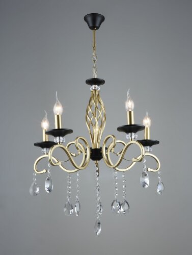 ВР-NH5509/5 GD+BK D620*H620/H870мм (1) светильник [01109751] ВР-NH5509/5 GD+BK D620*H620/H870мм (1) светильник потолочный