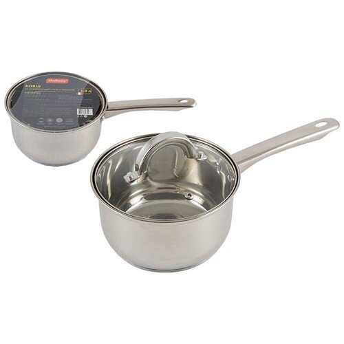 383479-РСВ (в уп.1шт.) - Ковш Mediano, объем 1,9 л [01102237] 383479-РСВ (в уп.1шт.) - Ковш Mediano, объем 1,9 л, диа 16 см, нерж с крышкой, ручки из нерж стали, капсулир дно арт 005441