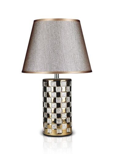 К-HY013F-8&quot; Bronze+Bronze shade H39 (24) светильни [01083129] К-HY013F-8" Bronze+Bronze shade H39 (24) светильник настольный