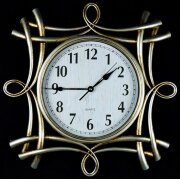 6040-2-XYM Серебро (в уп.8шт.) - Часы настенные, р [01090141]