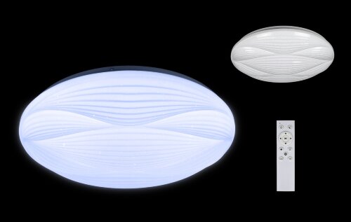 1211184 "ЗЕФИР" 100 Вт НББД-RC-Р-1 (480*60, основа [01110904] 1211184 "ЗЕФИР" 100 Вт НББД-RC-Р-1 (480*60, основание 450 мм)  с ИК ДУ TANGO РОССИЯ ЦВЕТНАЯ УПАКОВКА, Светильник LED настенно-потолочный