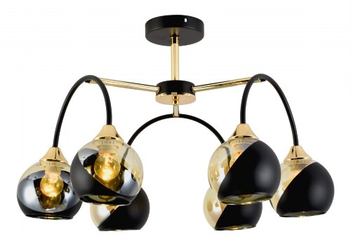 МС-XA1376/6 BK+FGD (4) светильник потолочный [01102903] МС-XA1376/6 BK+FGD (4) светильник потолочный