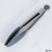 726544 (в уп.400шт.) - Щипцы металл силикон 26см. [01108884]