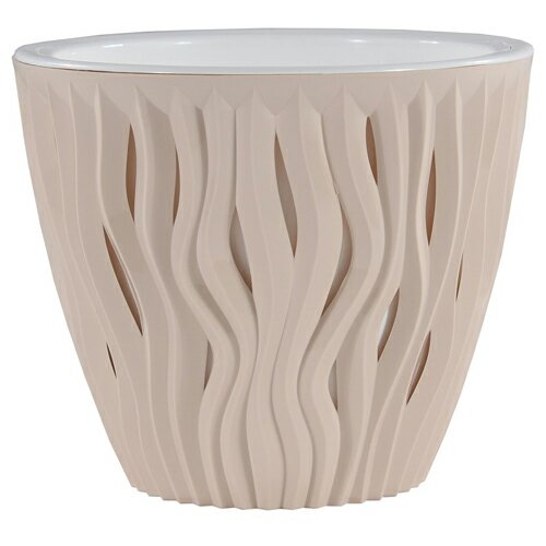 374139-РСВ (в уп.10шт.) - Кашпо &quot;Вдохновение&quot; (4,5 [01093160] 374139-РСВ (в уп.10шт.) - Кашпо "Вдохновение" (4,5л.) Цв.Пудровый (Арт. КШ-7935)