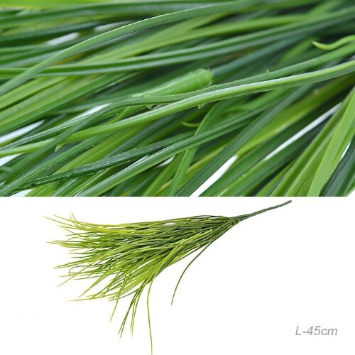 649217 (в уп.2/200шт.) - Лист искусственный Осока [01111592] 649217 (в уп.2/200шт.) - Лист искусственный Осока L=45см. /60-7/АВ45/, материал: пластик.