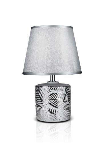 К-ES016 Sliver+Sliver shade H32см (24) светильник [01104507] К-ES016 Sliver+Sliver shade H32см (24) светильник настольный