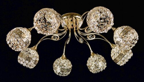 ВР-N3297/8 GD D750*H240мм (2) светильник потолочны [01089815] ВР-N3297/8 GD D750*H240мм (2) светильник потолочный