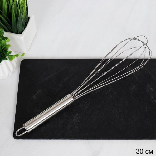 735725 (в уп.400шт.) - Венчик 30см. / G-725 /, мат [01107732] 735725 (в уп.400шт.) - Венчик 30см. / G-725 /, материал: металл.