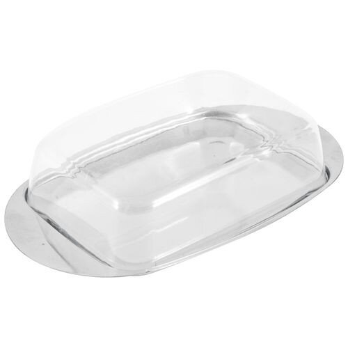 284069-РСВ (в уп.1шт.) - Масленка из нерж. стали с [01096821] 284069-РСВ (в уп.1шт.) - Масленка из нерж. стали с пластиковой крышкой, серия OLIATORE, размер: 18*11*4см, тм Mallony арт.003879