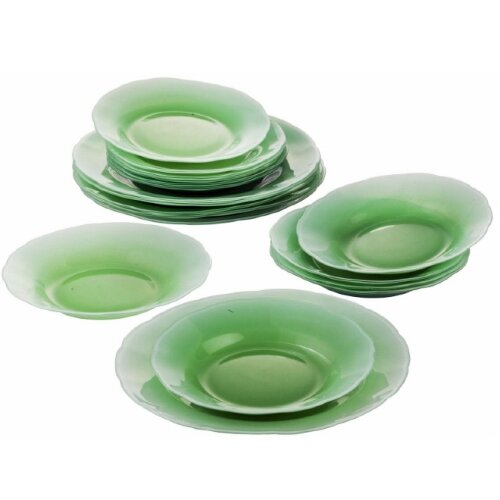 BK-9904 (в уп.2наб.) - Акция Сервиз обеденный 18пр [01094732] BK-9904 (в уп.2наб.) - Акция Сервиз обеденный 18пр.: тарелки обеденная-6шт ( 27см), суповая-6шт(20см), десертная-6шт(19см). Состав: стекло.