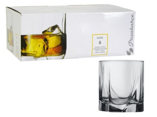 42348B (в уп.8наб.) - Наб.стаканов 6шт&quot;LUNA&quot; 372мл [01058534] 42348B (в уп.8наб.) - Наб.стаканов 6шт"LUNA" 372мл. (виски)