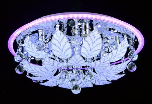 АР5660/600 CR (E14*8*40W, RGB Led 11W), (1) светил [01096673] АР5660/600 CR (E14*8*40W, RGB Led 11W), (1) светильник потолочный