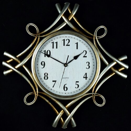 6041-2-XYM Серебро (в уп.8шт.) - Часы настенные, р [01090144] 6041-2-XYM Серебро (в уп.8шт.) - Часы настенные, размер: 57,5*57,5*4,6см, материал: пластик, стекло, кварцевый бесшумный механизм с плавным ходом.