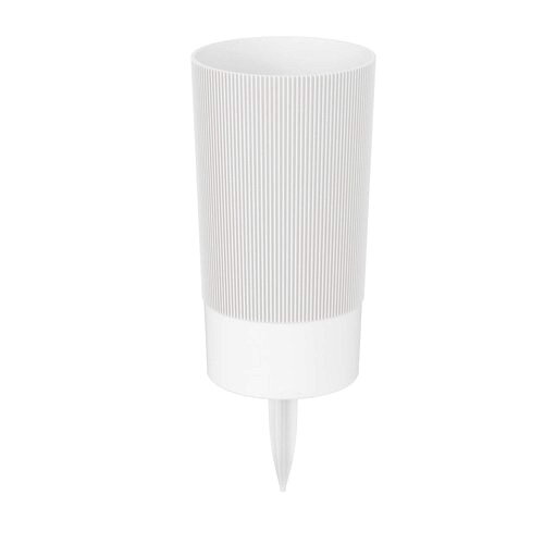 514355-РСВ (в уп.12шт.) - Ваза для цветов под срез [01106573] 514355-РСВ (в уп.12шт.) - Ваза для цветов под срезку с колышком "Версаль" Д150мм, В280мм (белый) М8940