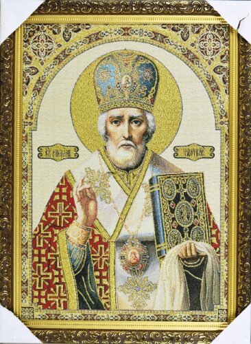 30*40 Икона "Николай Угодник" гобелен [01086921] 30*40 Икона "Николай Угодник" гобелен