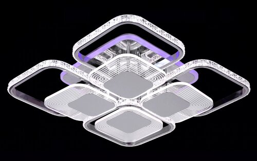 МС-DK5886C/4+4B CR (RGB) Led 96W+6W 3000K+4000K+65 [01101325] МС-DK5886C/4+4B CR (RGB) Led 96W+6W 3000K+4000K+6500K диммер (1) светильник потолочный